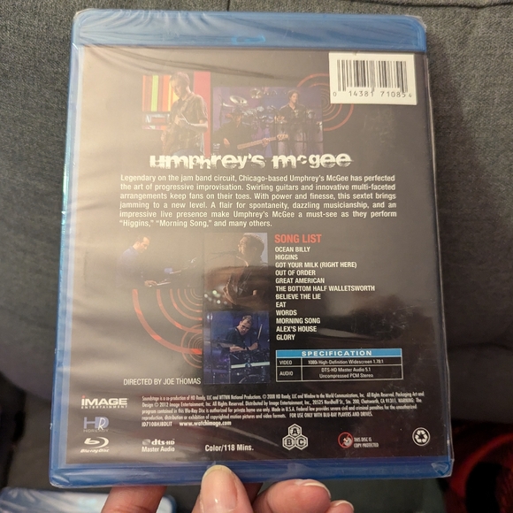 5 For $25 Umphrey's McGee Live Blu-Ray New Sealed - Picture 2 of 2